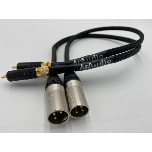 RCA to XLR Solid Silver Interconnect Cable