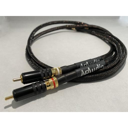 RCA to RCA Interconnects Pure Silver 1mm Cable (BODHI)